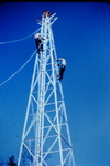 Dismantling surplus tower by Jim Allen