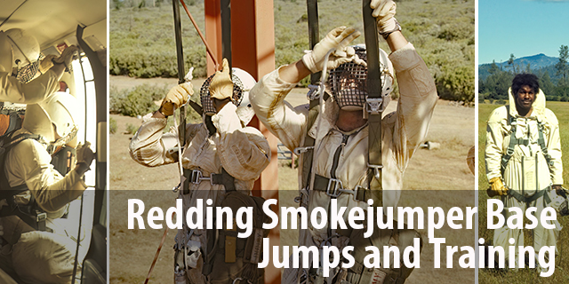 Redding Smokejumper Base Jumps and Training