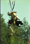 Smokejumper landing during a parachute training by Douglas Beck