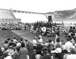Musicians performing at the Third Power House Dedication by U.S. Bureau of Reclamation