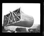 Large wooden frame used in the construction of the Grand Coulee Dam by Hubert Blonk