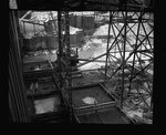Construction area behind a cofferdam at Grand Coulee Dam by Hubert Blonk