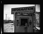 Information booth near Grand Coulee Dam by Hubert Blonk