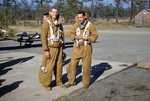 Al Boucher and Phil Clarke in jump suits by Albert Boucher