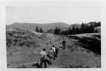 Smokejumpers Walking Out toward the Kimball Hill Fire by Albert Boucher