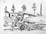 Artwork, Repairing the Beech 1961 by Albert Boucher