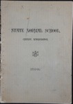 Annual Catalogue of the Washington State Normal School at Cheney, Washington, 1895-1896 by State Normal School (Cheney, Wash.)