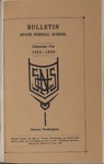 Catalog Number, State Normal School, Cheney, Washington, 1925-1956