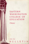 Eastern Washington State College, annual catalog, 1960-1961