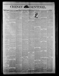 Cheney Sentinel, May 25, 1888 by D. H. Stewart and George W. Stewart