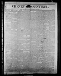 Cheney Sentinel, August 31, 1888 by D. H. Stewart and George W. Stewart