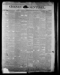 Cheney Sentinel, October 26, 1888 by D. H. Stewart and George W. Stewart