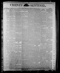 Cheney Sentinel, November 9, 1888 by D. H. Stewart and George W. Stewart