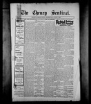 Cheney Sentinel, August 7, 1896 by D. H. Stewart and George W. Stewart