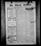 Cheney Sentinel. January 15. 1897 by D. H. Stewart and George W. Stewart
