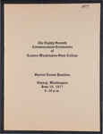 Eastern Washington State College Commencement Program, Spring 1977 by Eastern Washington State College