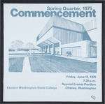 Eastern Washington State College Commencement Program, Spring 1975