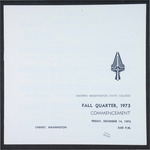 Eastern Washington State College Commencement Program, Fall 1973