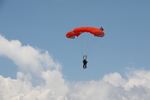 08. Smokejumper on descent with a CR-360 parachute fully deployed by Ted Corporandy
