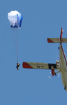 11. Smokejumpers exit Twin Otter transport aircraft on two-man stick by Ted Corporandy