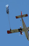 12. Smokejumpers exit Twin Otter transport aircraft on two-man stick by Ted Corporandy
