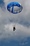 17. Smokejumper on descent by Ted Corporandy