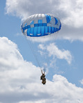 18. Smokejumper on descent (from behind) by Ted Corporandy