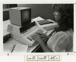 Computer operator on a graphics design program by Eastern Washington University
