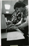 Students in a computer lab by Eastern Washington University