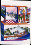 United States Pavilion montage slide for Expo '74 by Coons, Shotwell, Clark, and Associates