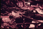 Aerial of Spokane Falls by Coons, Shotwell, Clark, and Associates
