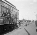 Main Street USA tour train by Michael J. Denuty
