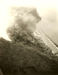 Aerial view of a fire by unknown