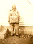 Smokejumper in full gear by unknown