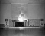 Isle Hall fireplace by Eastern Washington College of Education