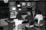 R-TV monitors on set by Eastern Washington University. Publications