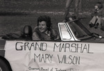 Mary Wilson in homecoming parade car by Eastern Washington University