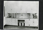 Sink and cabinets in art room by Arthur T. Lacey and Eastern Washington College of Education