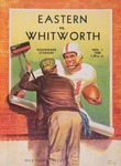 Whitworth College versus Eastern Washington College of Education football program, 1958 by Eastern Washington College of Education. Associated Students