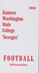 Eastern Washington State College football press guide, 1961 by Eastern Washington College of Education. Associated Students