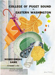 College of Puget Sound versus Eastern Washington College of Education football program, November 7, 1953 by College of Puget Sound