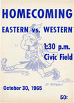 Western Washington State College versus Eastern Washington State College football program, October 30, 1965 by Western Washington State College