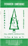 Evergreen Conference football press guide, 1969 by Evergreen Intercollegiate Conference