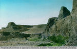 Scabland buttes & bar junction, Lenore & Dry canyons by Otis W. Freeman