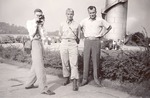 Gillette, Robert and two men by U.S.A. Army official photographer