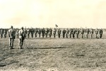 Military inspection by U.S.A. Army official photographer