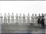 Spokane Indians baseball team lineup 1914 by Frank Guilbert