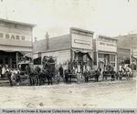 Cheney, Washington - view of buildings on First Street by Unknown