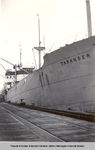 Taranger Norwegian Freighter at Seattle Piers by Barbara Hamre Fahlgren