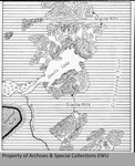 Topographic Map Buried Granite Hills by Otis W. Freeman
